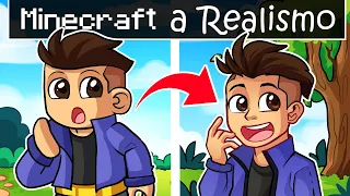 MINECRAFT pero ES MUY REALISTA 😱 HARDY y TROLERO