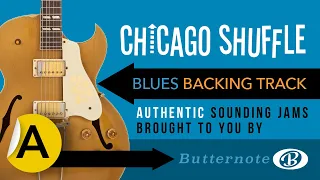 Classic Chicago Shuffle backing track in A | a tight, swinging mid-tempo blues shuffle!