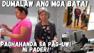 BUHAY AMERIKA: PAGHAHANDA SA PAG UWI NI PADER LINIS TAYO NG GARAGE HOUSE! BALIK CHINESE FOOD NA ULIT