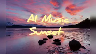 Self Composed Al Music~Sunset | 1 Hour | BATTERYSAVINGMUSIC