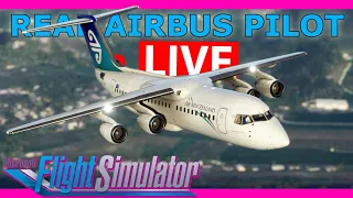 Real Airbus Pilot Flies the BAe 146 Live in New Zealand! Queenstown and beyond