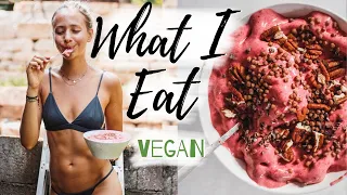 WHAT I EAT IN A DAY - VEGAN (+ KALORIEN ) // annrahel