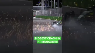 BIGGEST CRASH IN F1 MANAGER F1 manager 22 Jeddah