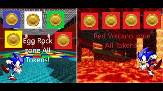 SRB2 v2.2 - Tutorial! - All chaos emerald tokens part 4. (Red Volcano, Egg Rock zone!)