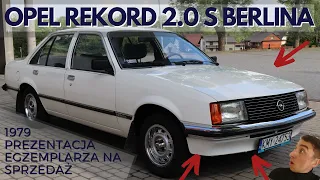 OPEL REKORD 2.0 S BERLINA - Prezentacja samochodu na sprzedaż.  1979 - Automat. SZAFRAN Inwestycje