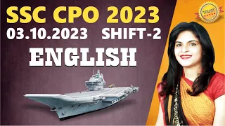 SSC CPO 2023 English 03 Oct 2023 Shift 02 || Complete Paper Solution by Manisha Bansal Ma'am