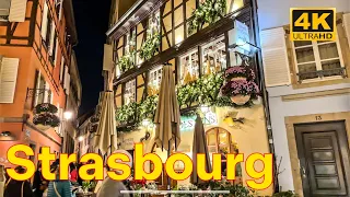 Strasbourg, France🇫🇷 - Strasbourg The Capital Of Christmas-2023 | Strasbourg 4K | A Walk In Paris