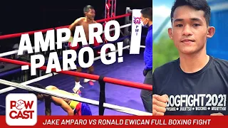 Crawling in Pain! Jake Amparo vs Ronald Ewican Boxing Full Fight | PMI Boxing Stable