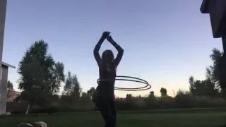 Post Burning Man Performance Double Hoop Flow 2015