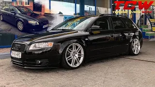 Audi A4 B7 Bagged on OEM S line Rims Project by Paul