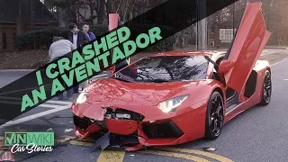 I crashed an Aventador