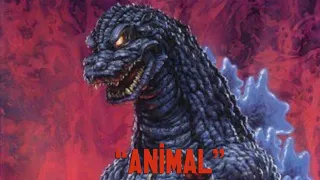 Heisei Godzilla music video “animal” by disturbed