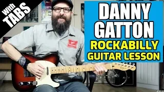 Rockabilly Licks - Danny Gatton lesson using Double Stops w/tabs