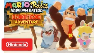 Mario + Rabbids Kingdom Battle: Donkey Kong Adventure DLC Gameplay Trailer - Nintendo Switch
