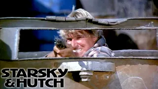 Starsky & Hutch | Starsky And Hutch Fight In A Junkyard | Classic TV Rewind