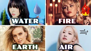 Pop Vocalists As 4 Nature Elements (Video Essay)