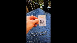 Cheesecake Factory QR code prank! lol #shorts