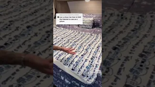 blanket into a pillow famous tik tok post