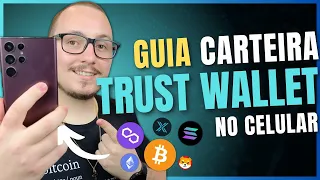 🛑 - GUIA COMPLETO CARTEIRA TRUST WALLET NO CELULAR, CRIAR, RECUPERAR E USAR!