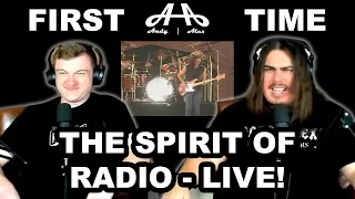 The Spirit of Radio (LIVE) - Rush | College Students' FIRST TIME REACTION!