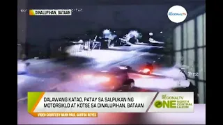 One North Central Luzon: Salpukan ng Motorsiklo at Kotse, Nahuli-cam