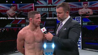 Brendan Loughnane Wins Close Technical Decision Over Ryoji Kudo | PFL 2, 2022 Post Fight Interview