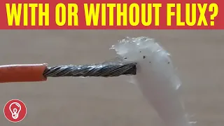 Tinning a Wire With or Without Flux?