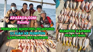 PESTA STRIKE KAKAP MERAH & WAKUNG SAWO DI RUMPON PULAU 1000 BERSAMA KAPTEN POPEYE SI PELAUT