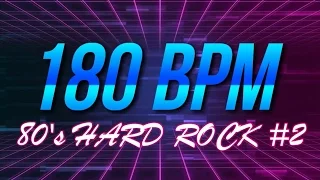 180 BPM - 80's Hard Rock #2 - 4/4 Drum Track - Metronome - Drum Beat