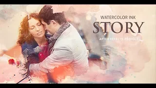 After Effects Template: Watercolor Ink Story