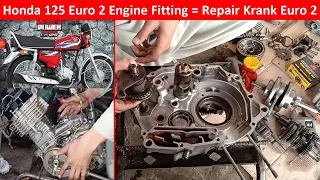 Honda CG125 Euro 2 Engine Restoration | Repair Krank Euro 2 | Honda 125 Euro 2 Engine Fitting