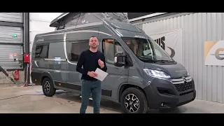 camping-car fourgon aménagé Pössl roadcruiser évolution 2023 toit relevable 165cv camping car 38