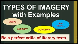 Types of #imagery || #Sensory Imagery  #visual #Auditory #Olfactory #tactile #gustatory #kinesthetic