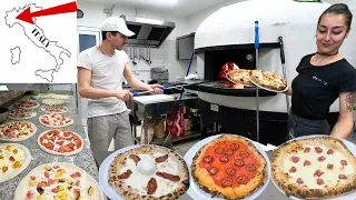 ONLY here! Fabulous Pizzas with Sea Water Dough, Delicious! Pizzeria "Sea Pizza" Turin, Italy