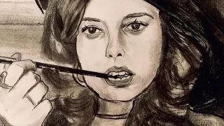 Drawing Lina Romay from Rolls Royce Baby 💥Time Lapse💥