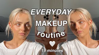 EVERYDAY MAKEUP ROUTINE | BRONZED & GLOWY | 15 MINUTES | MY GO-TO SELFIE MAKEUP | Conagh Kathleen