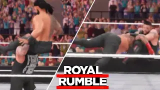 WWE2K22 Prediction-Royal Rumble 2023-Undisputed WWE Universal Title-Kevin Owens vs Roman Reigns