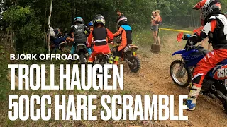 Trollhaugen Hare Scramble 50cc Race Video '23