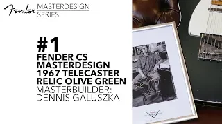 An Olive Green Dennis Galuszka 1967 Telecaster - Fender Masterdesign Series #1