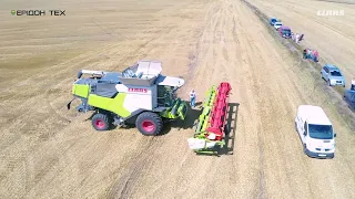 CLAAS TRION 730. Демонстрація в Житомирській області