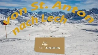 //Skifahren am Arlberg// von St. Anton nach Lech.