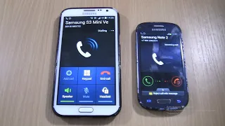 Over the Horizon Incoming call & Outgoing call at the Same Time Samsung Galaxy Note 2 +S3 mini VE