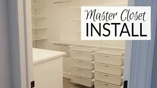 Master Closet Install | Elfa