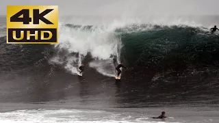 Surfing at The Wedge - Newport Beach California - 9-14-21 (AM) Big Waves   - Lumix G9 4K UHD