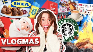 VLOGMAS🎅🏻 ЖЖЕМ КОСТЕР! Адвент МАША и Медведь 🐻 Шоппинг Черная ПЯТНИЦА! Выбираем подарки Малышу