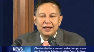 Charter drafters amend selection process for Supreme Administrative Court  judges