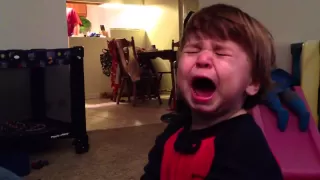 Toddler fake crying