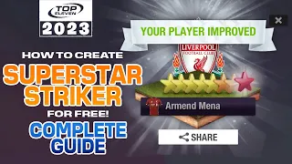 HOW TO CREATE a SUPERSTAR PLAYER for FREE [COMPLETE GUIDE] | Top Eleven 2023