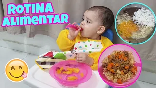 O QUE MINHA BEBÊ DE 1 ANO COME DURANTE O DIA ?? | MOSTREI TODAS AS REFEIÇÕES |