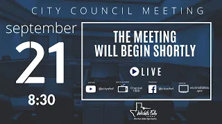 City Council Meeting 9.21.2021